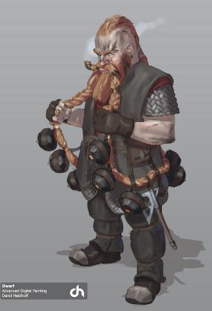 DWARVEN GRENADIER - Card - Custom Gwent